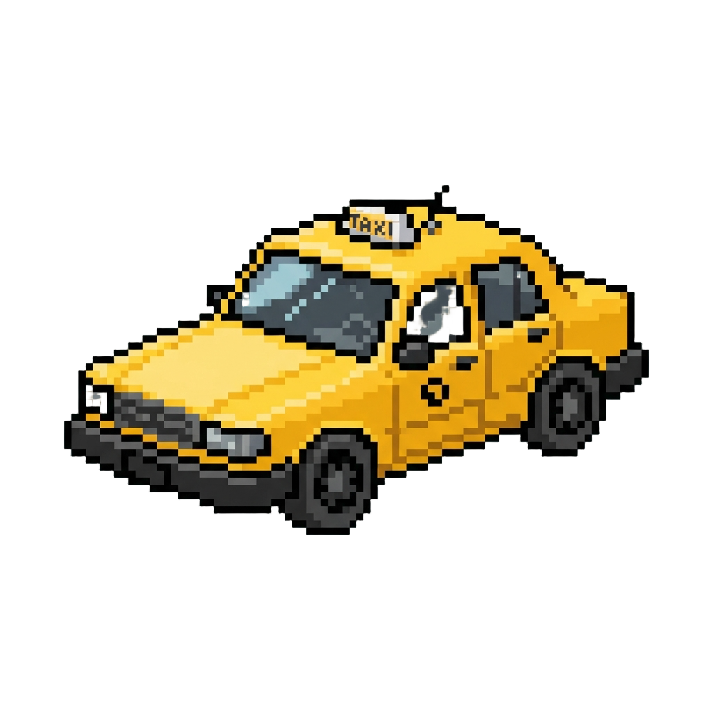 A Classic Yellow Taxi Cab