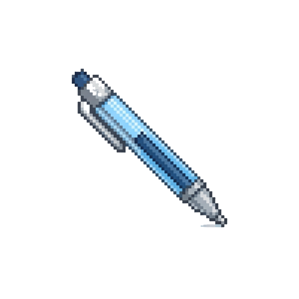 A Ballpoint Pen Running Dry on the First Stroke