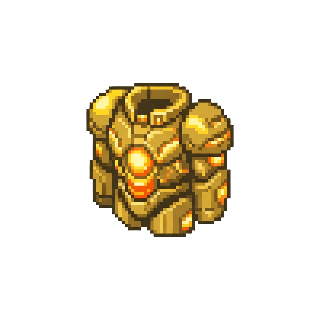 A Plasma Gold Suit Glow