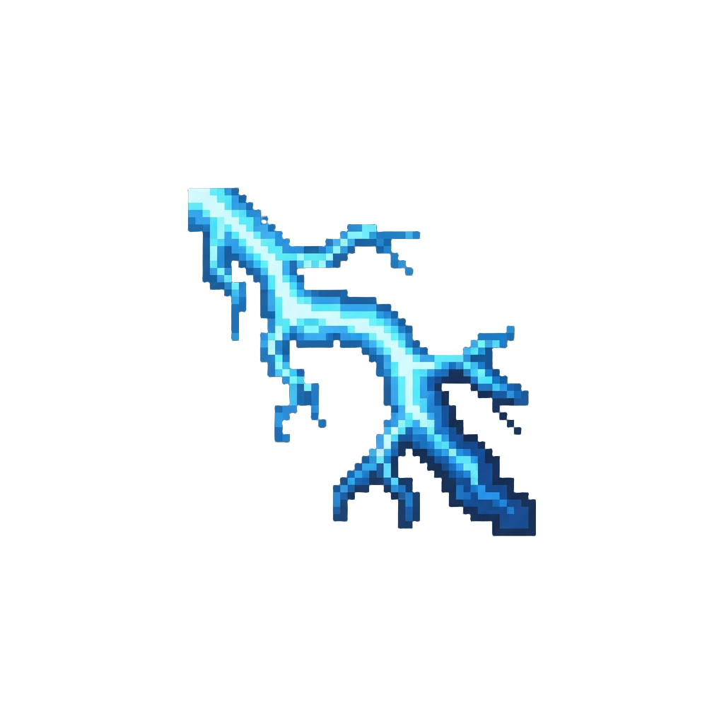 A Electric Blue Arc Discharge