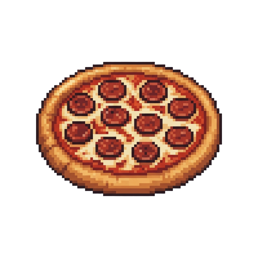 A Miniature Pepperoni Pizza Pie