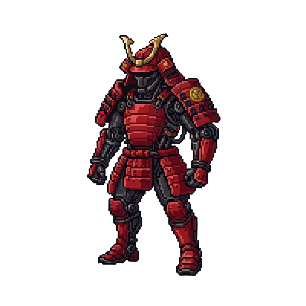 A Samurai-armored Power Suit Frame
