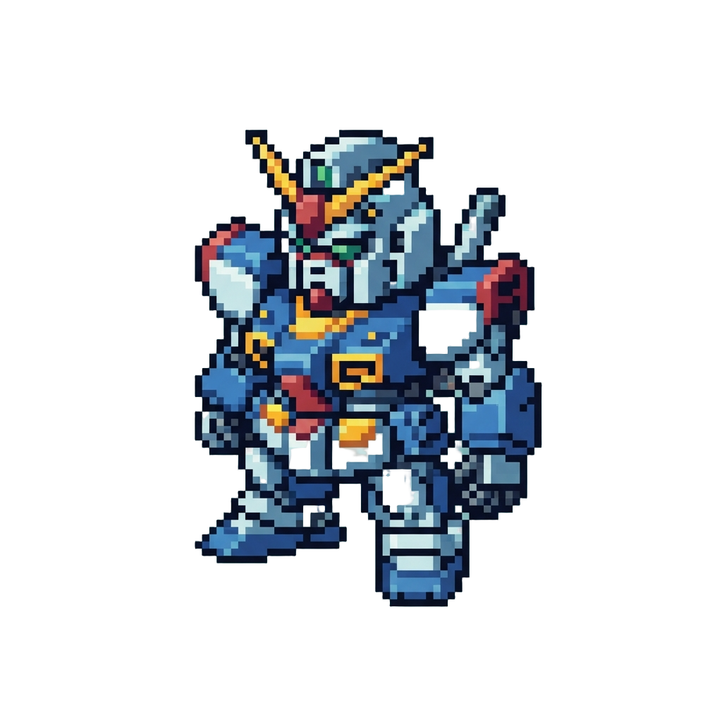 A Classic Retro-anime Robot Chassis