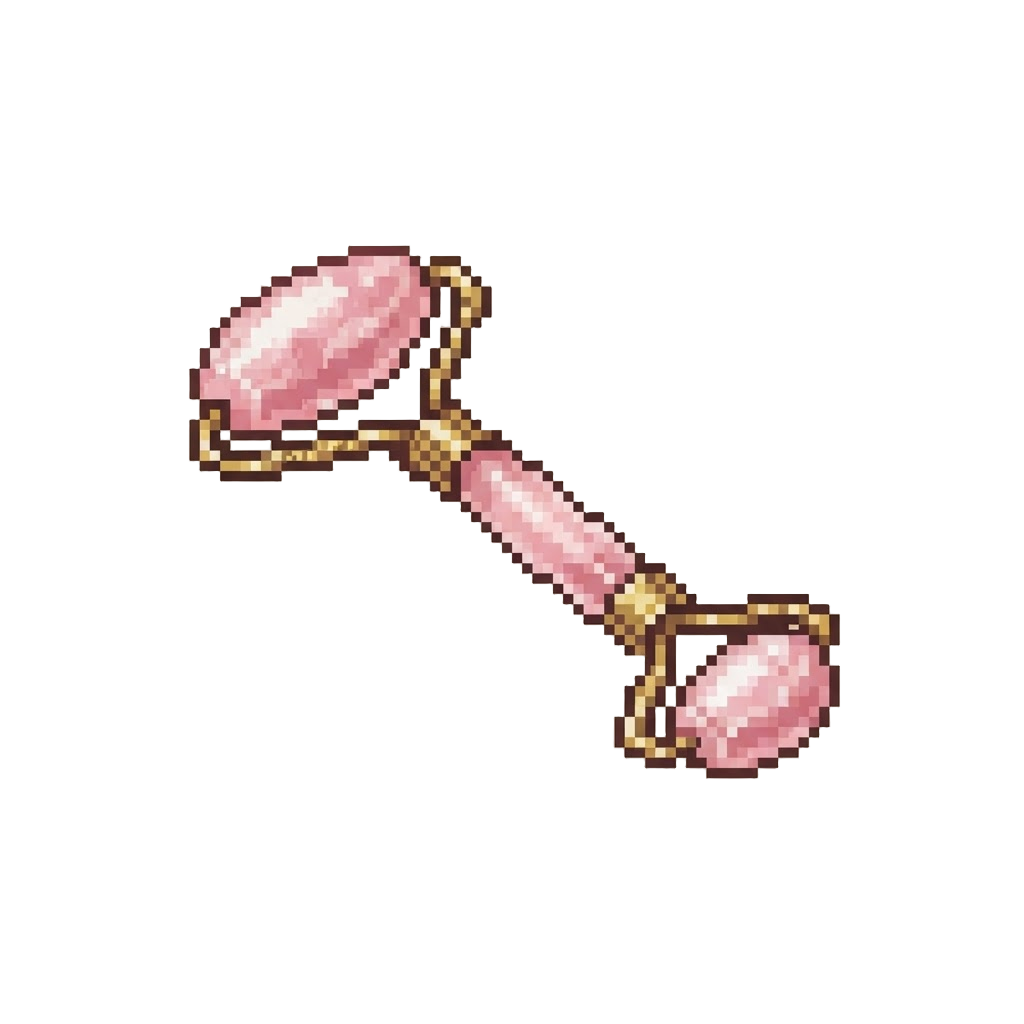 A Rose-quartz Jade Roller
