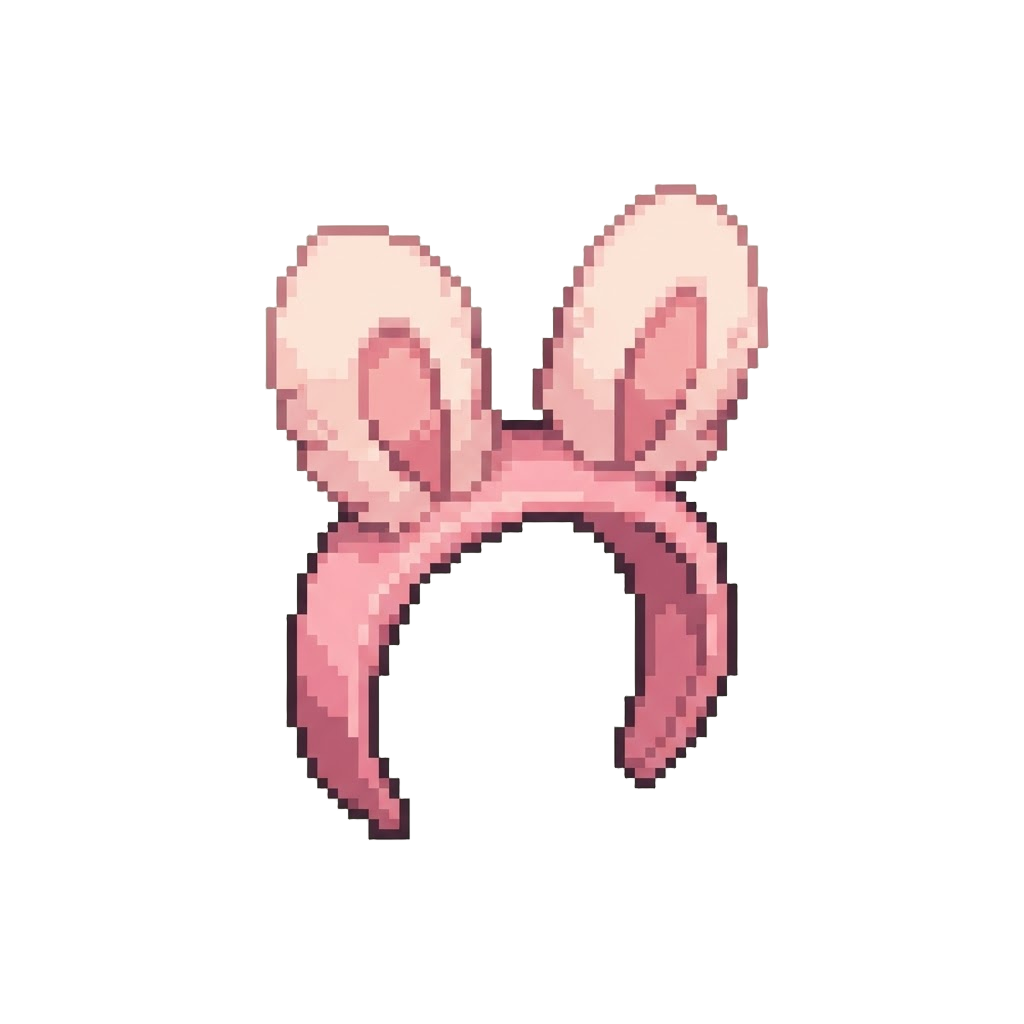A Fluffy Bunny-ears Hairband
