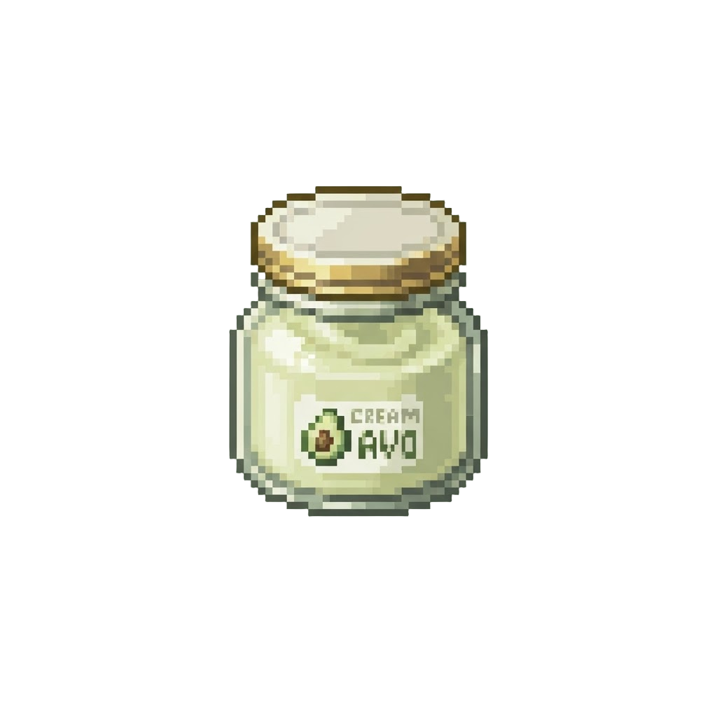 A Slippery Avocado Face Cream
