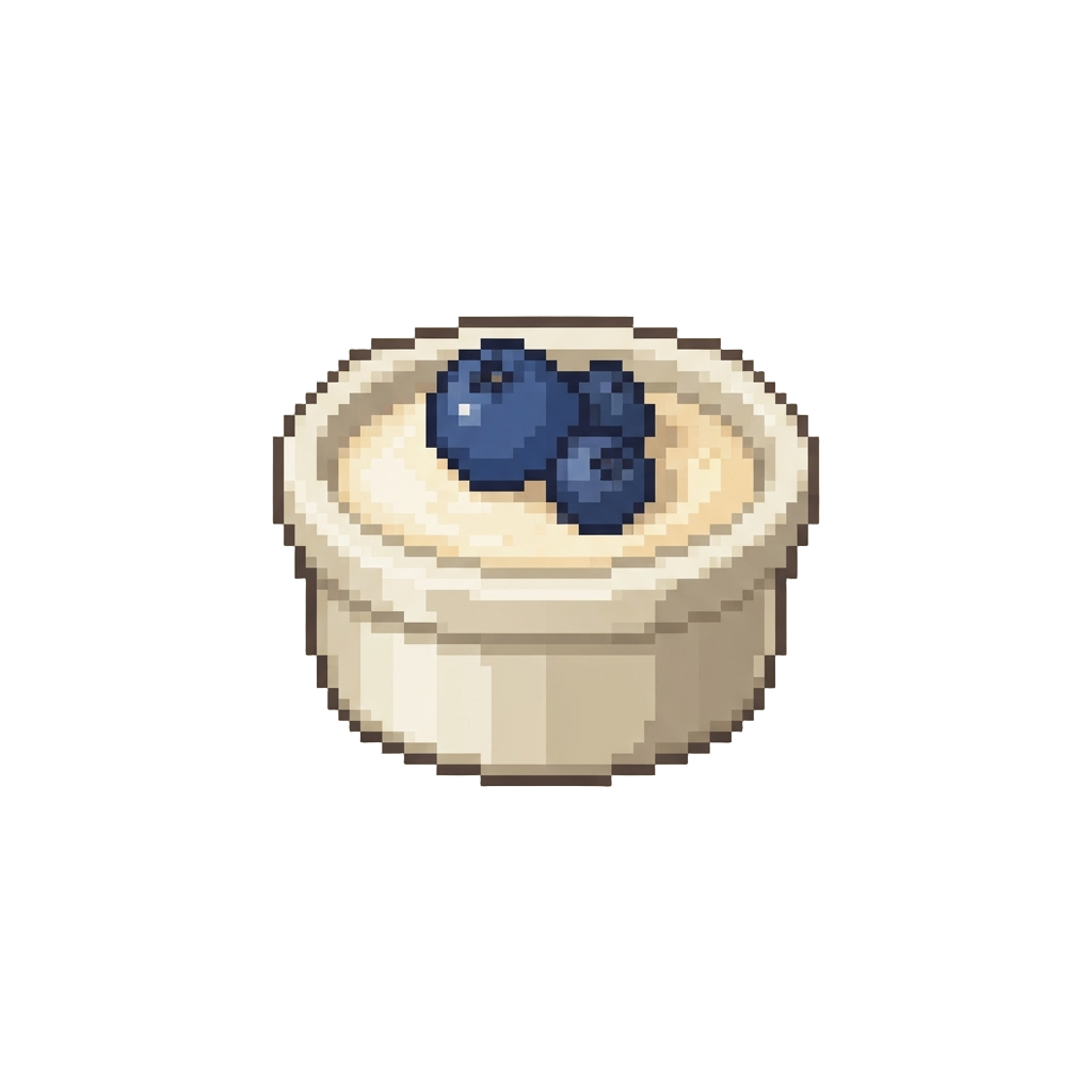 Blueberry Custard