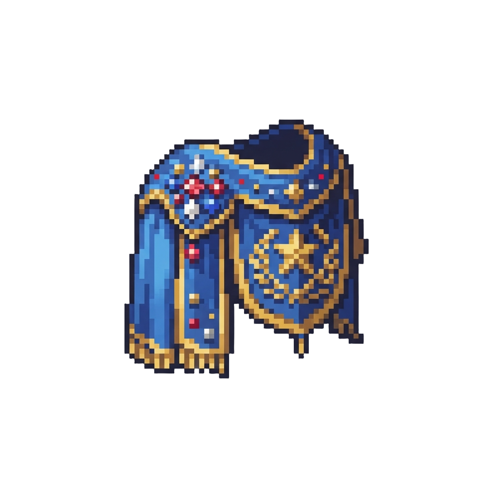 A Bedazzled Contender Banner Wrapped Around the Shoulders