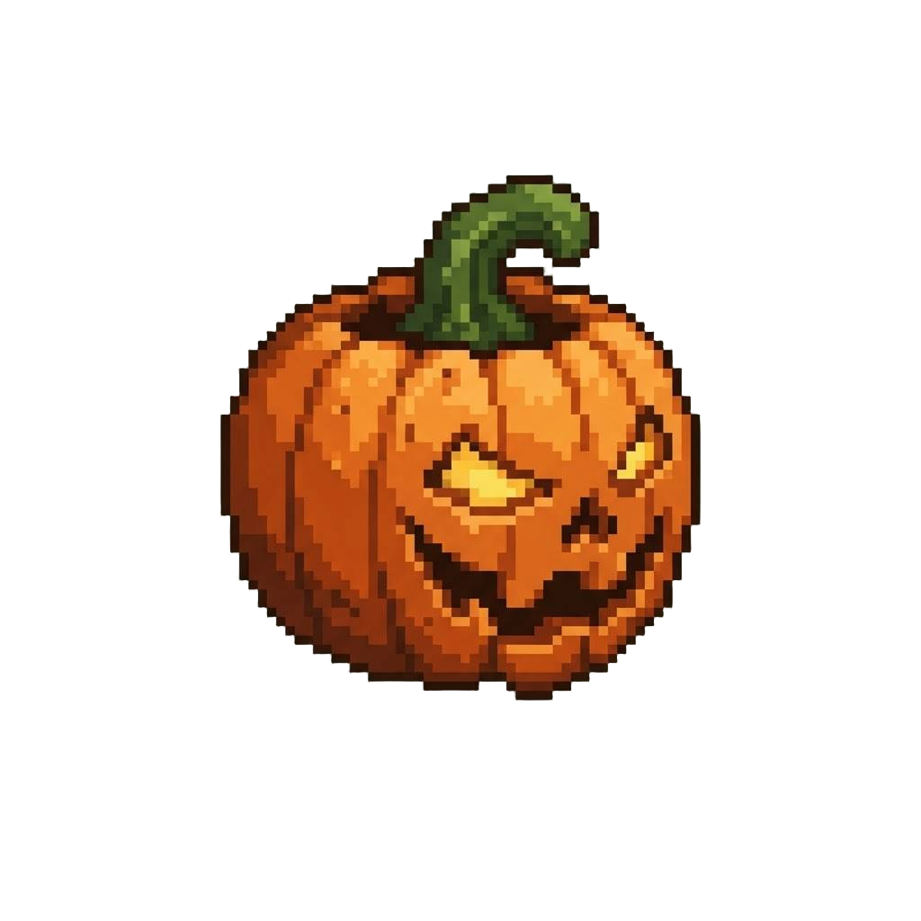 A Giant Pumpkin Head Helmet