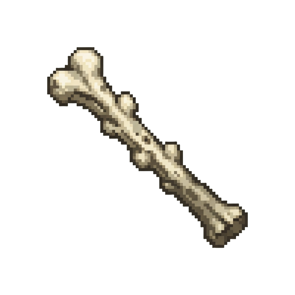 A Gnarled Bone Rod