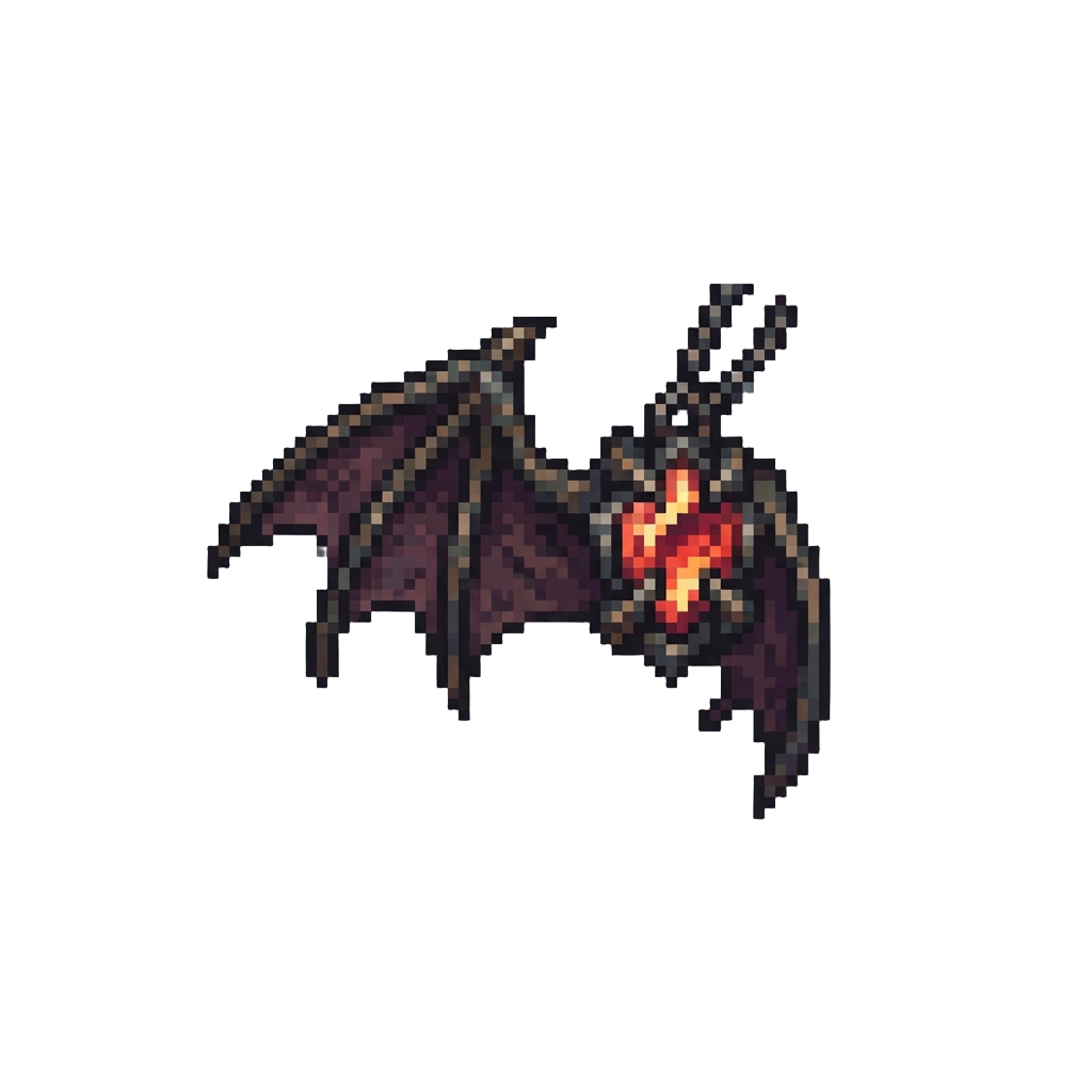 A Cursed Bat-wing Talisman
