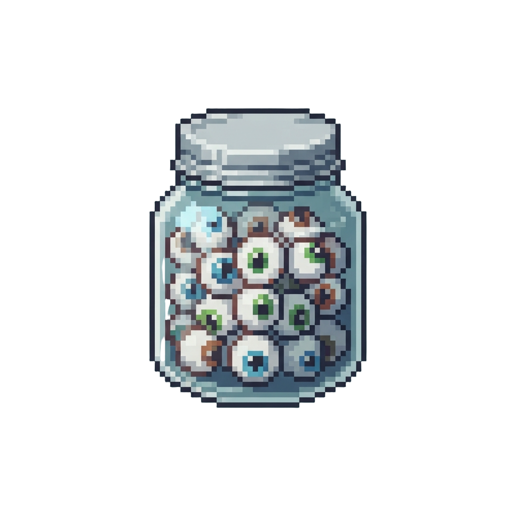 A Messy Jar of Eyeball Candy