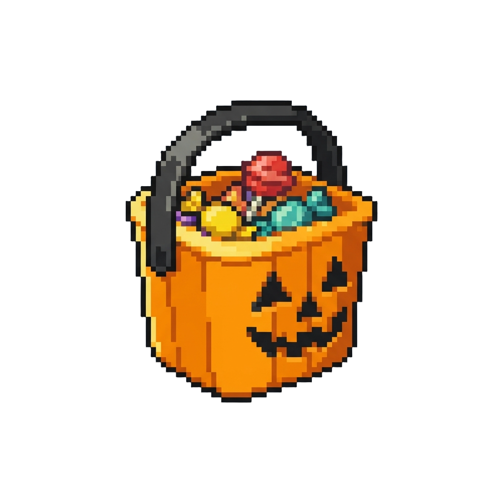 A Trick-or-treat Candy Bucket