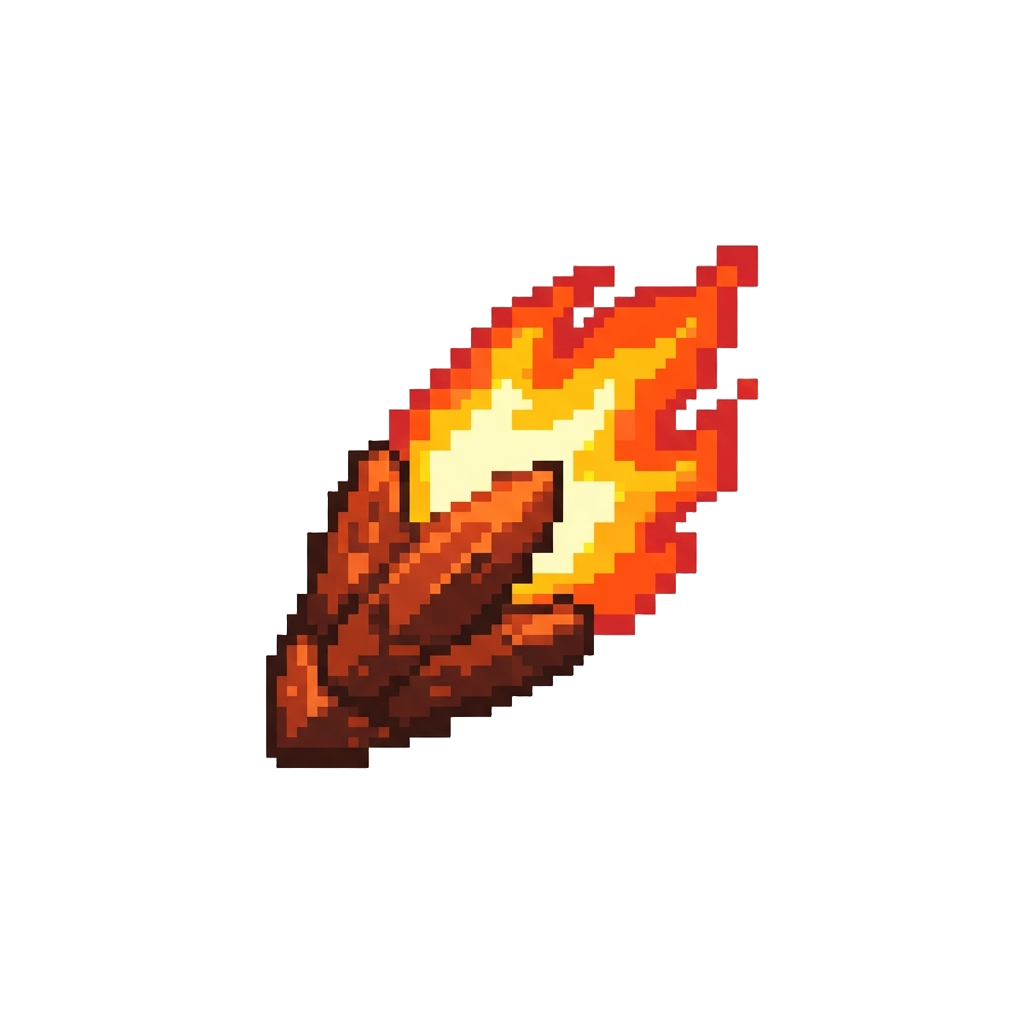 A Fiery Crimson Flare