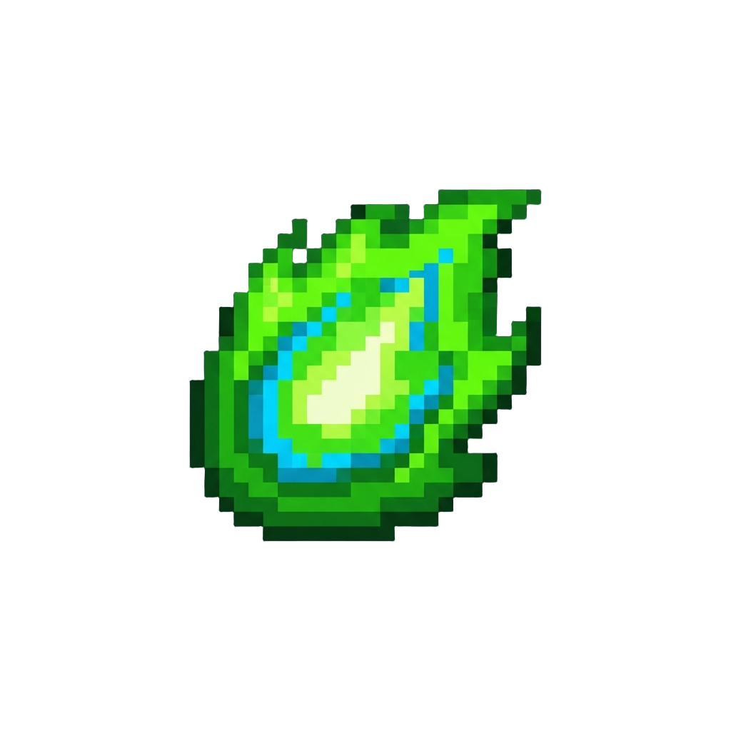 A Neon Green Plasma Burst