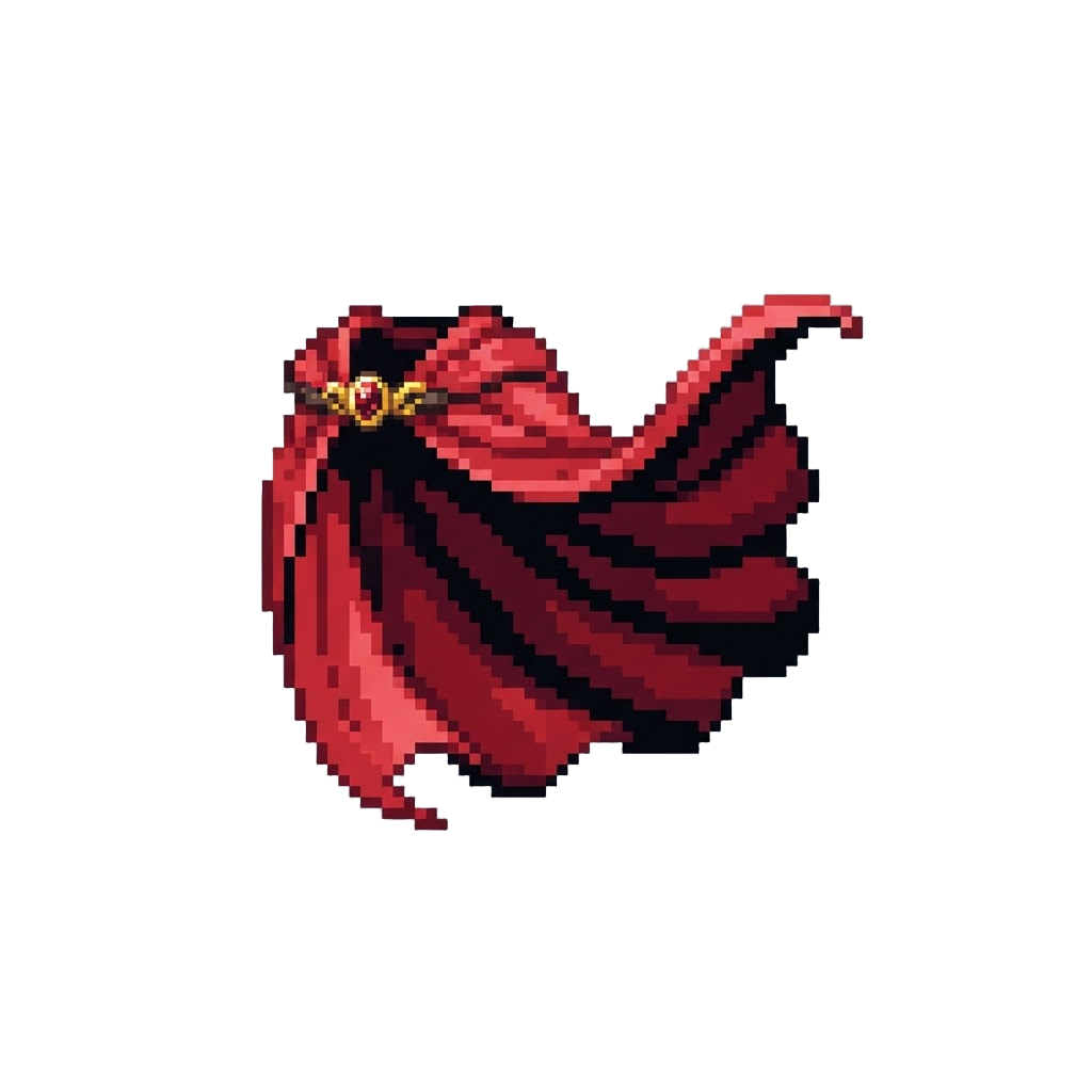 A Dramatic Cape-swish Pose