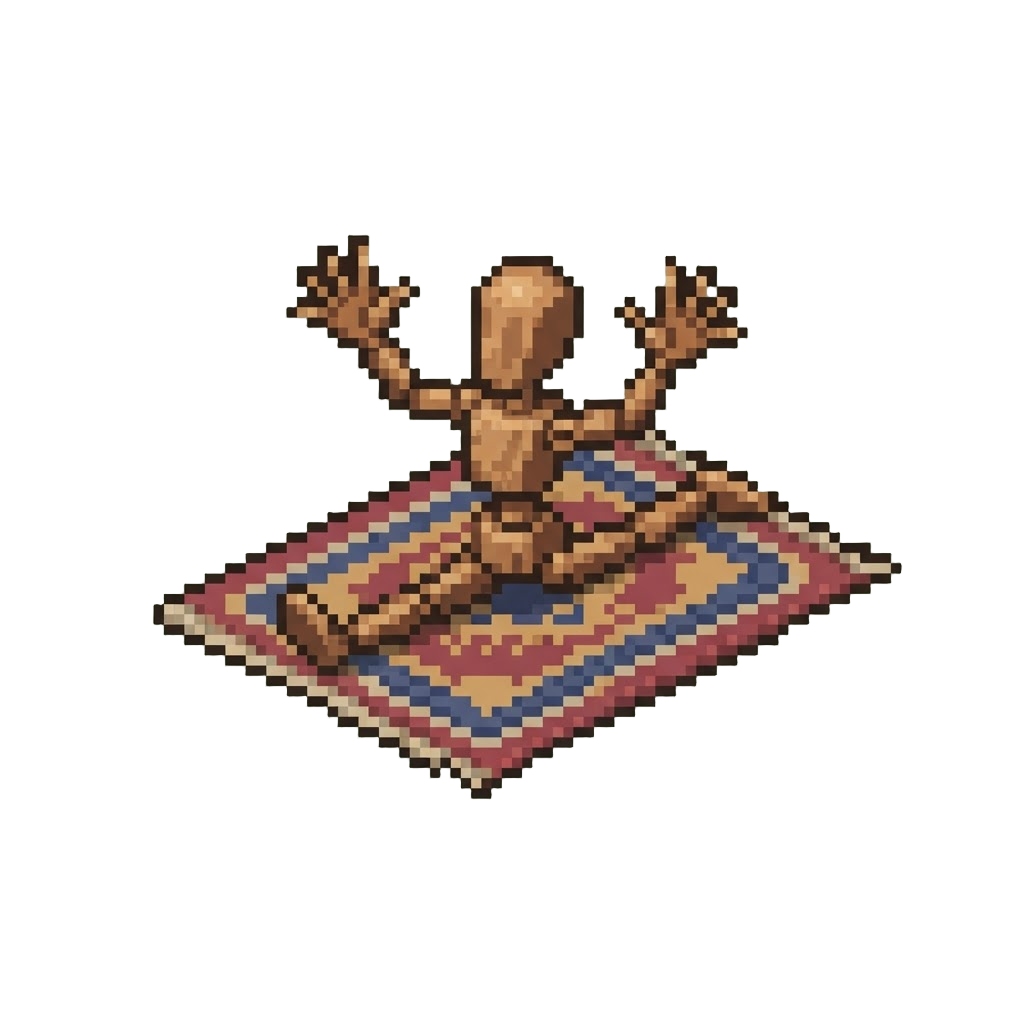 A Jazz-hands Split on the Rug