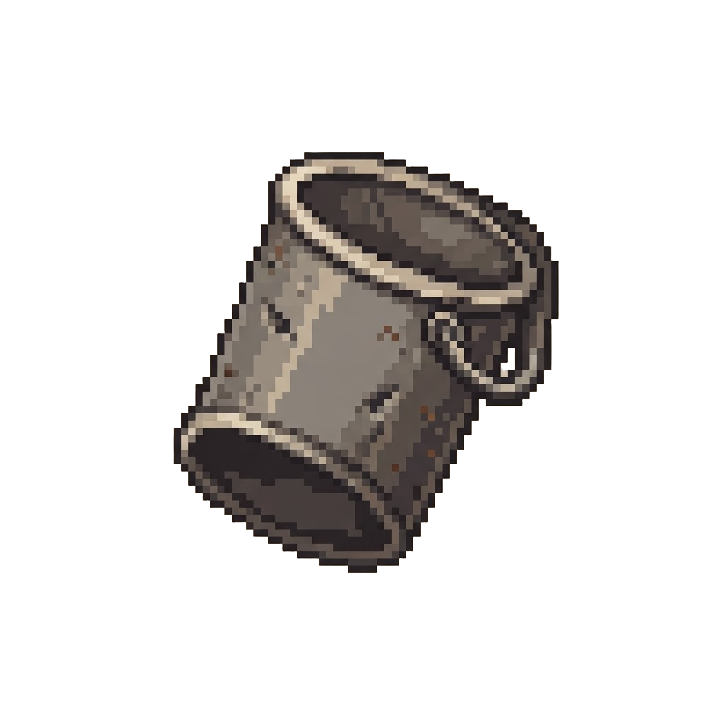 An Upside-down Bucket-on-head Pose