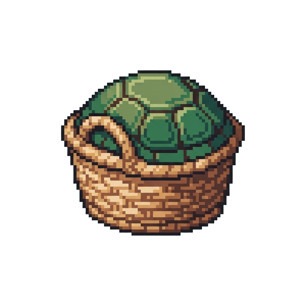 A Laundry-basket Turtle-shell Pose