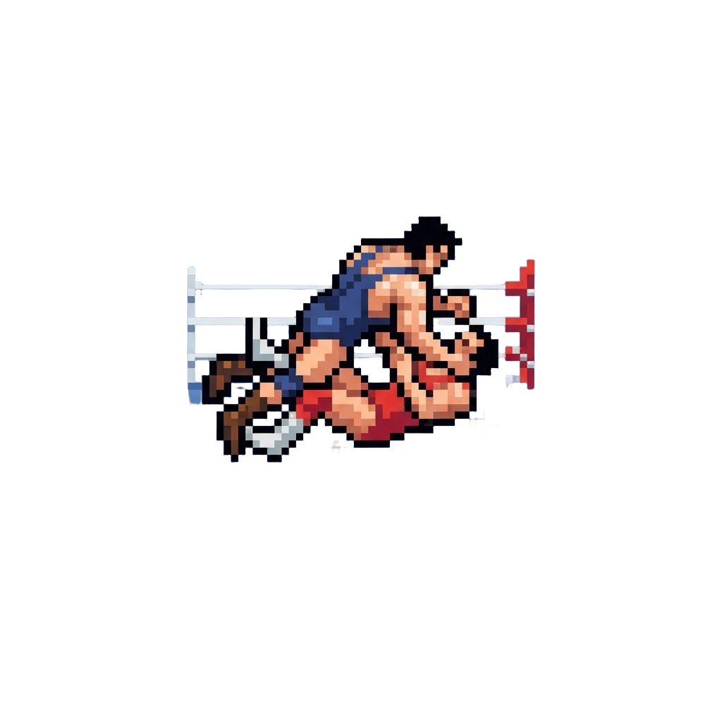 A High-impact Powerslam Across the Ring