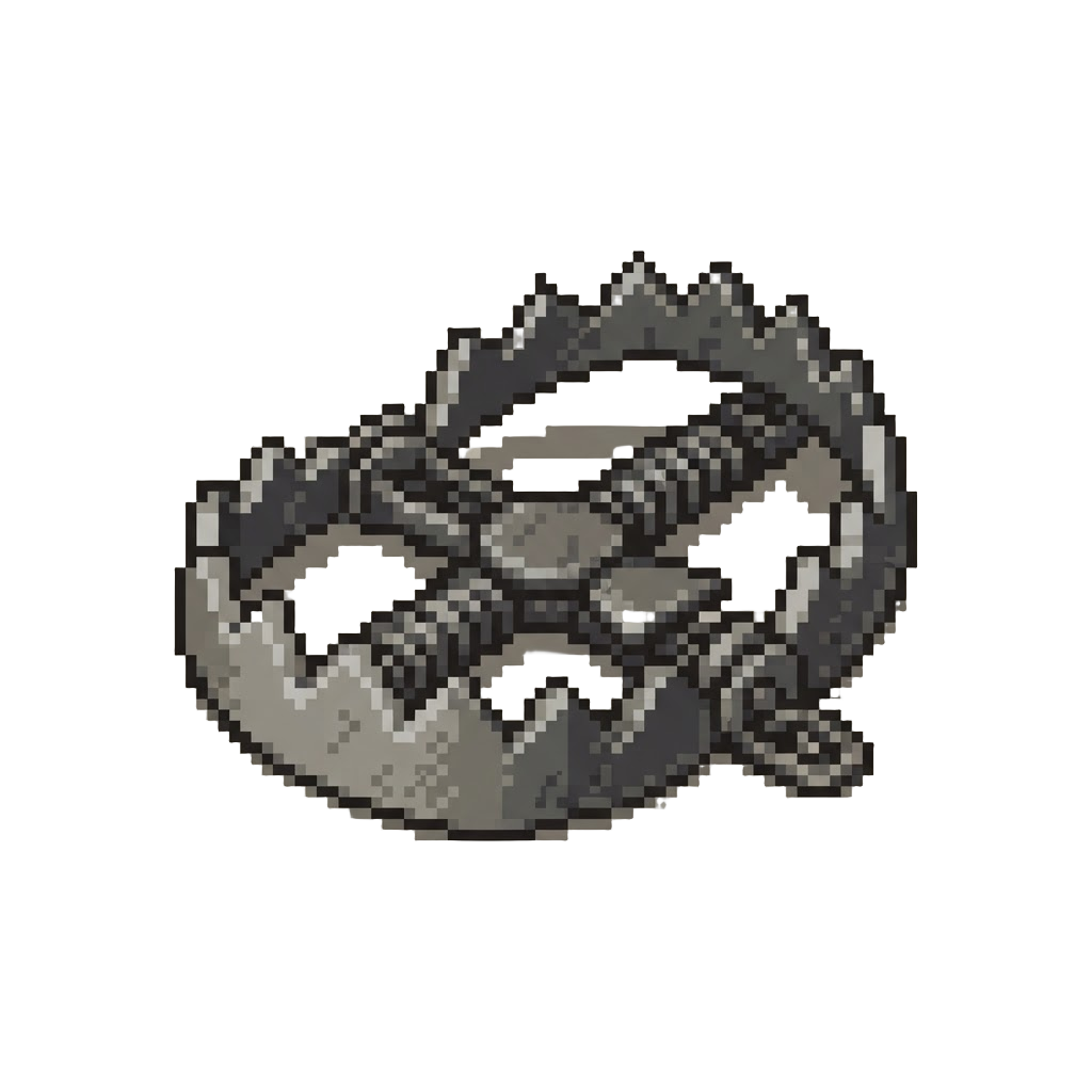 A Snapping Giant Steel Bear Trap