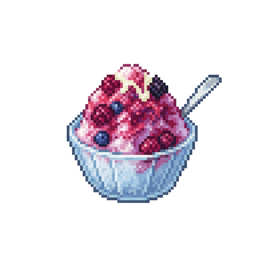 Ice-cold Berry Shaved Snow