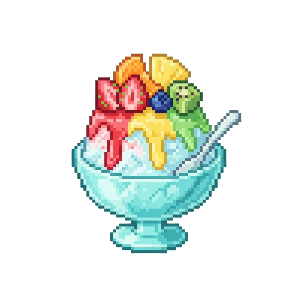 Shaved Ice Fruit Mountain