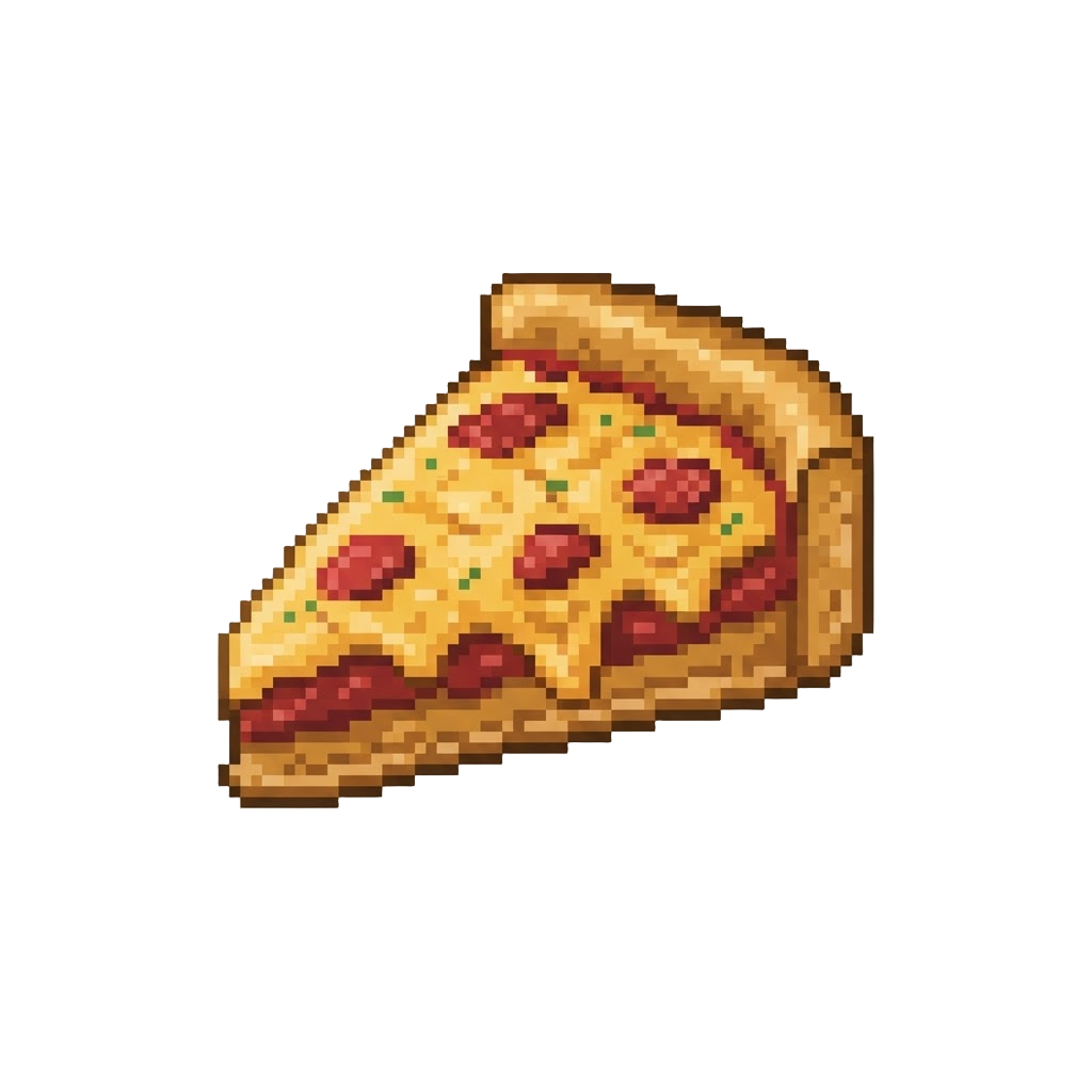 Cheesy Deep-dish Pizza Slice