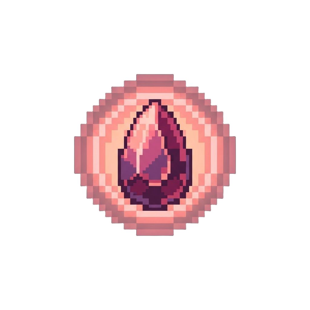 A Soft Pulse of Warm Pink Glow