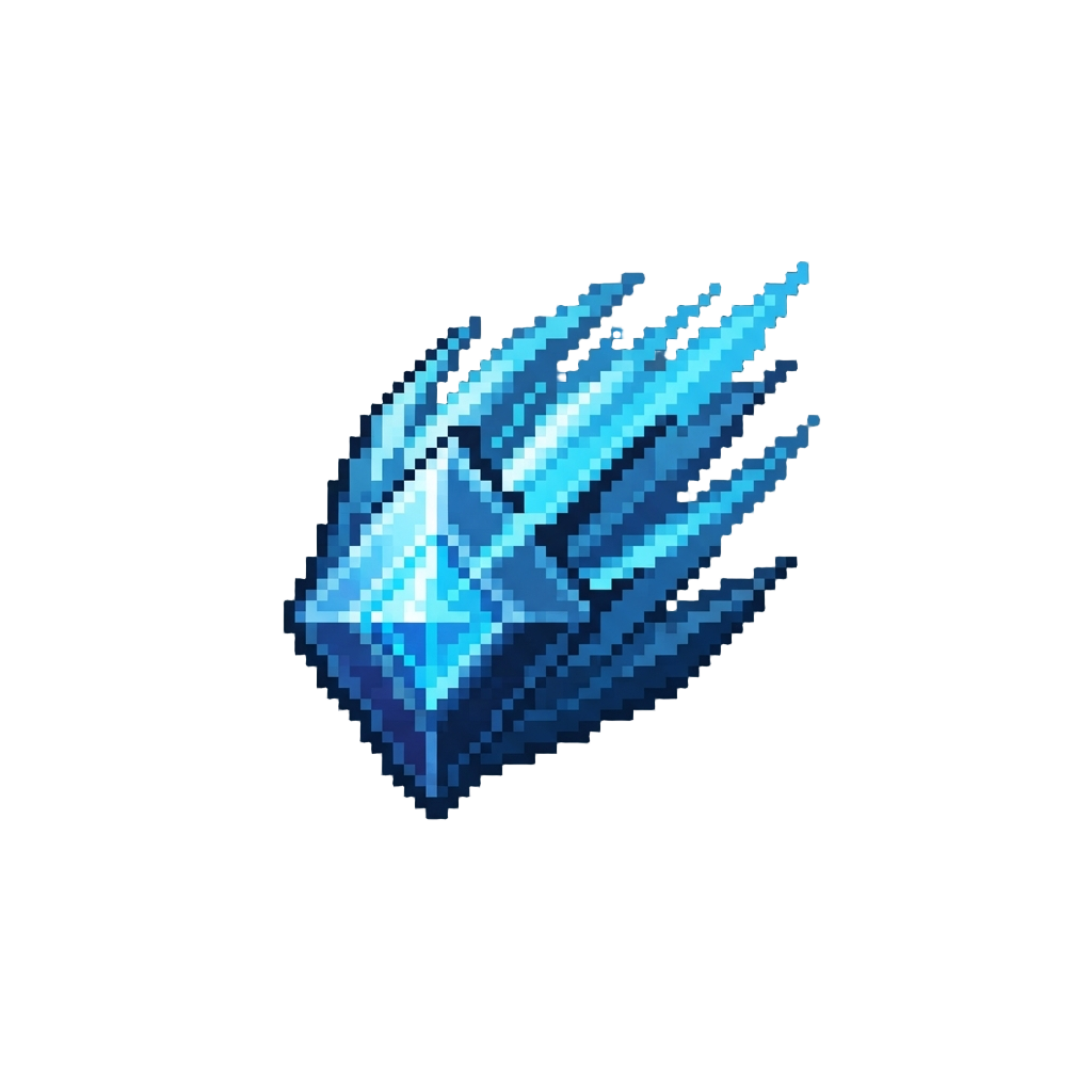 A Radiant Cobalt Light-speed Burst
