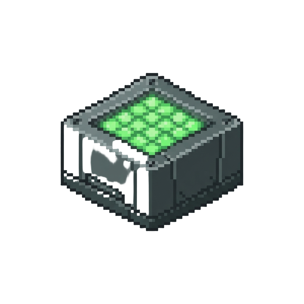 An Active Green Tractor Beam Emitter Grid