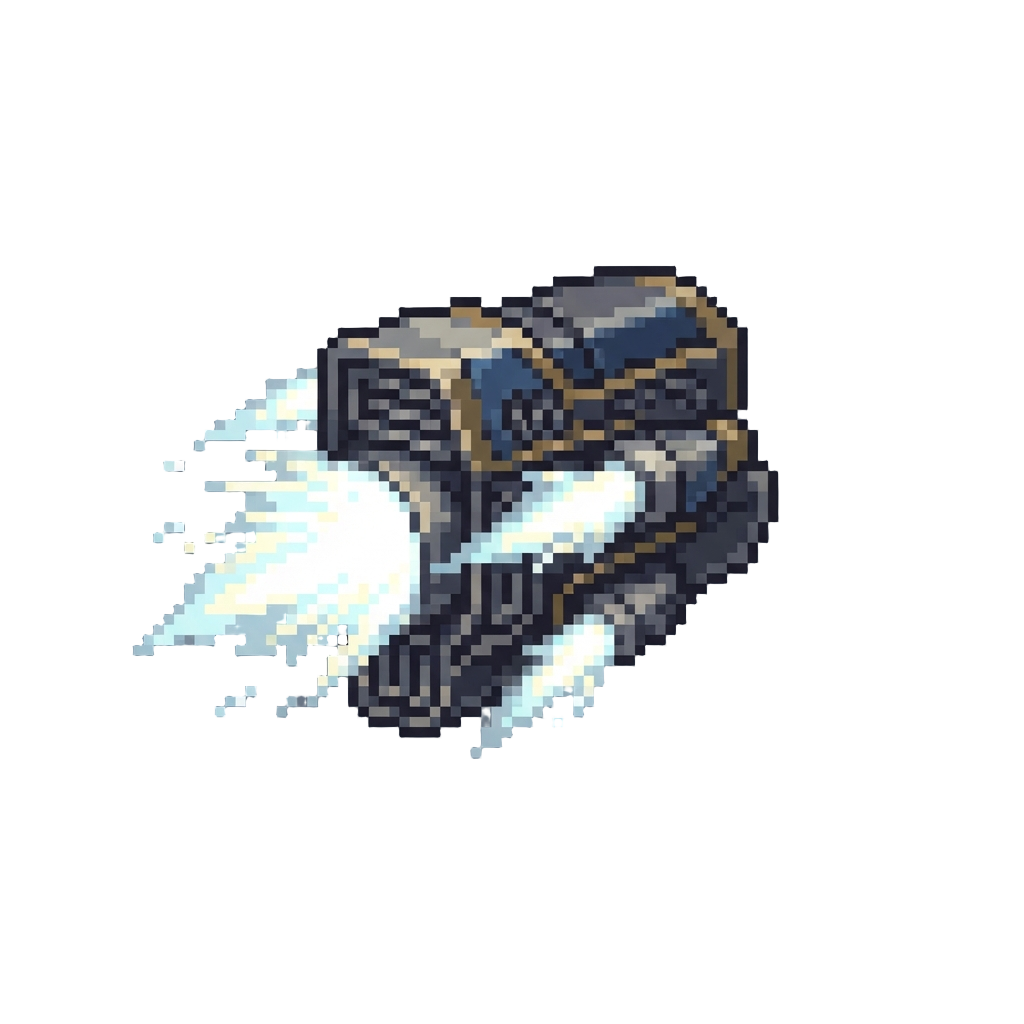 A Blinding White Engine Trail Array