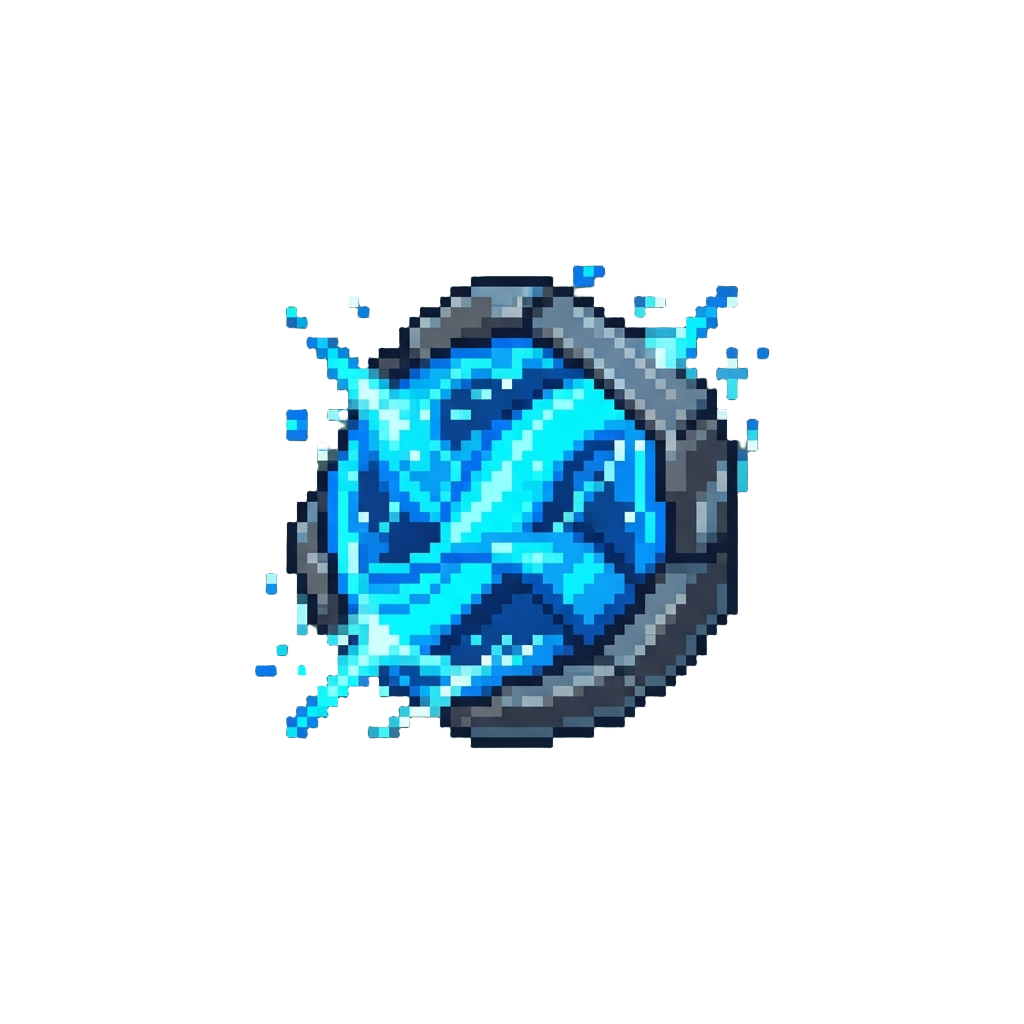 A Dazzling Electric-blue Hyperdrive Warp
