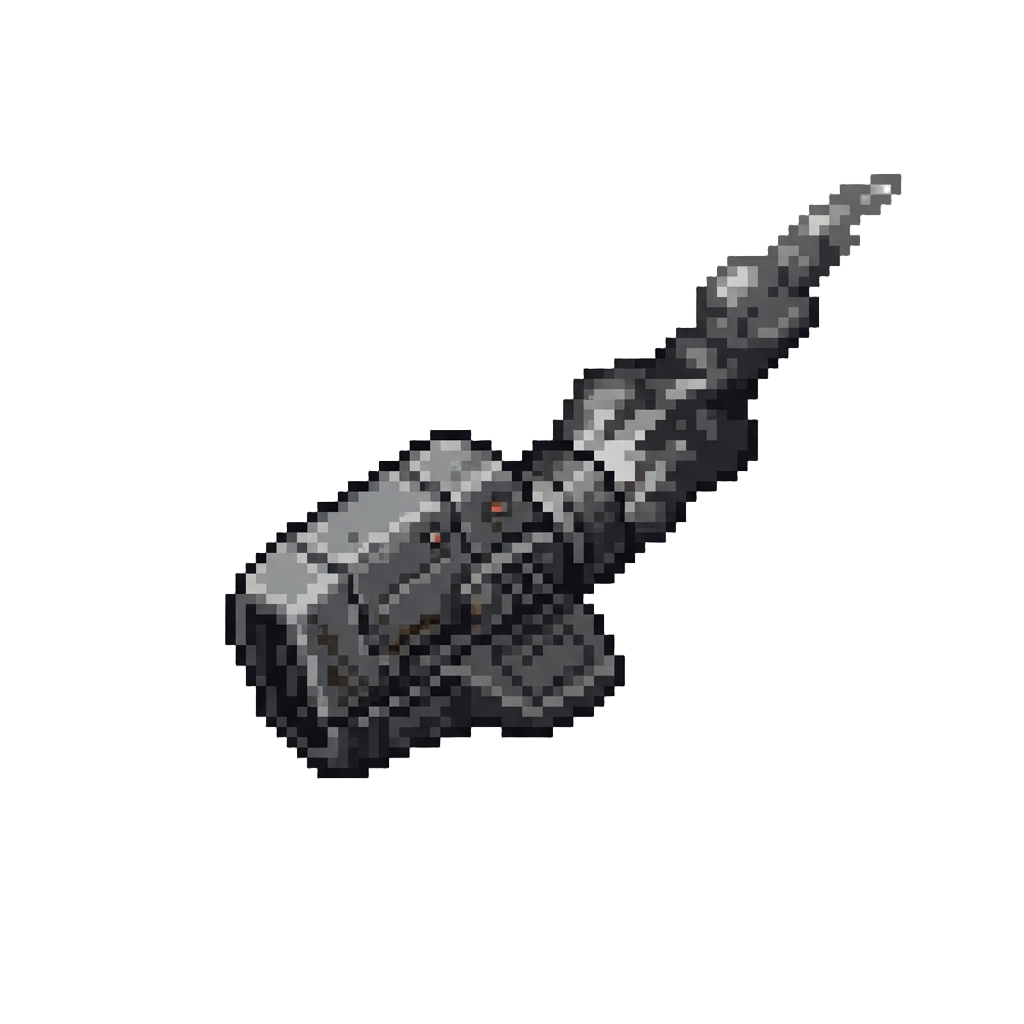 A Smoking Dark-gray Hull Trail
