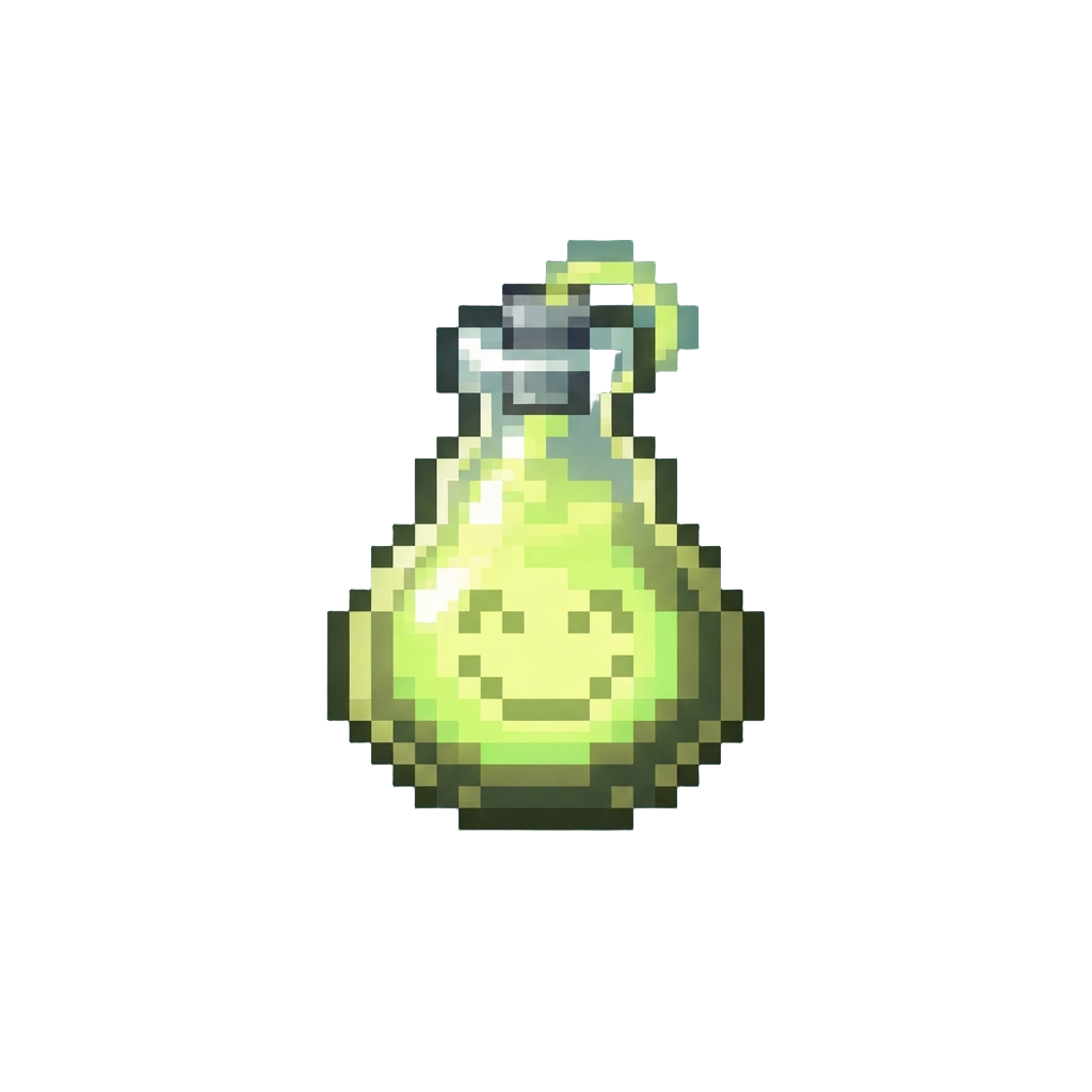 Fluorescent Pear Smile Gas