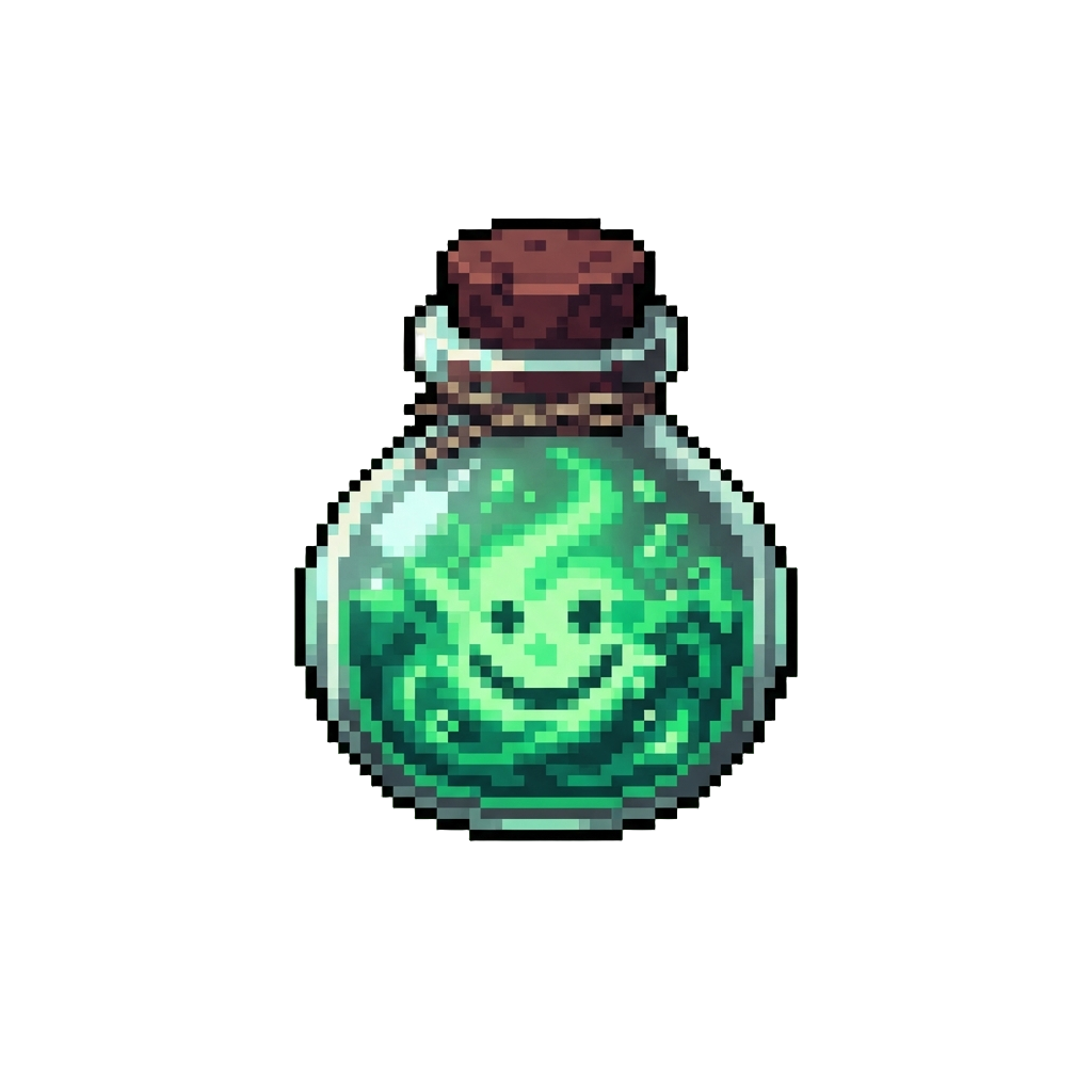 Fluorescent Malachite Smile Gas
