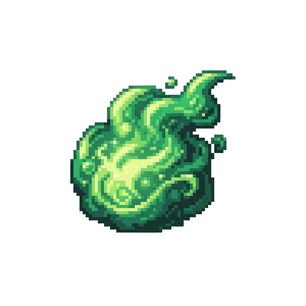 Acidic Forest Green Vapor