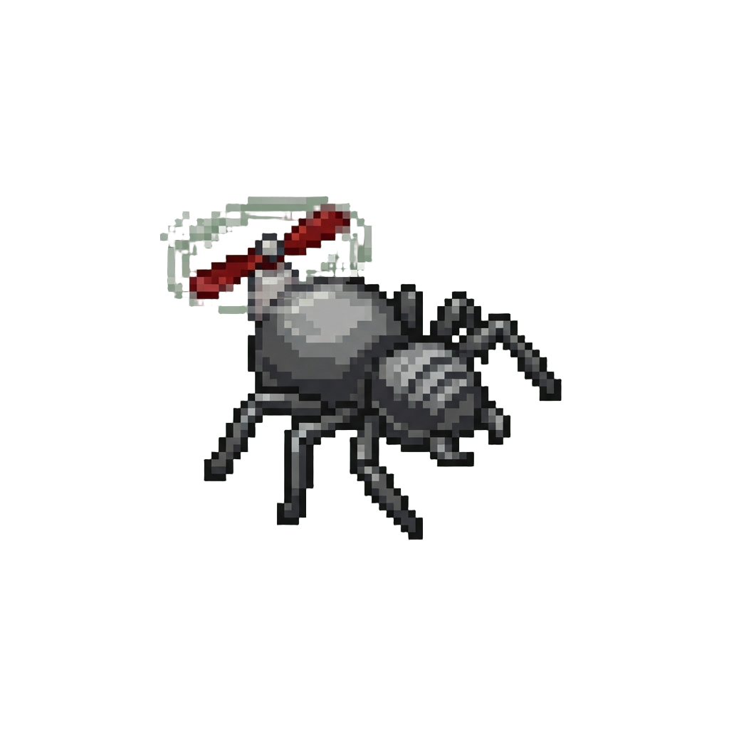 A Flying Plastic Spider