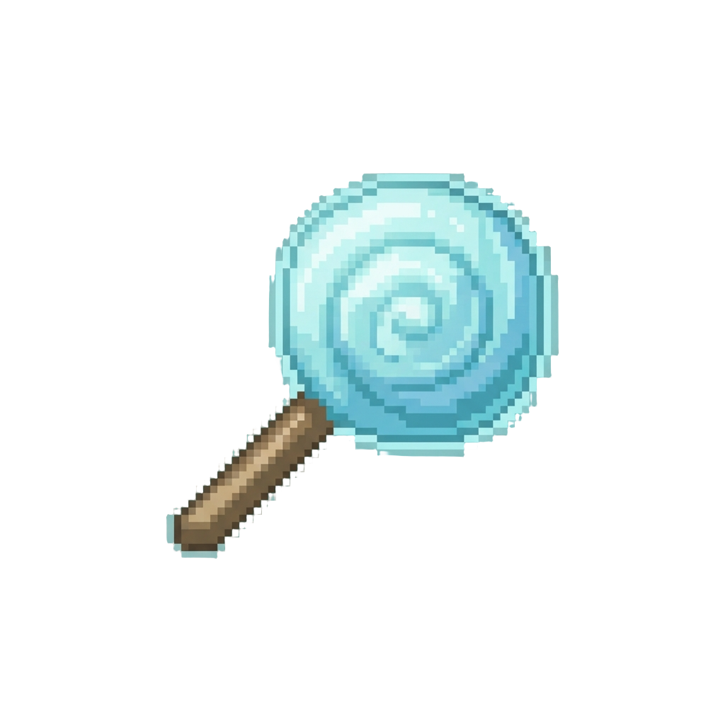 A Glowing Ghostly Lollipop