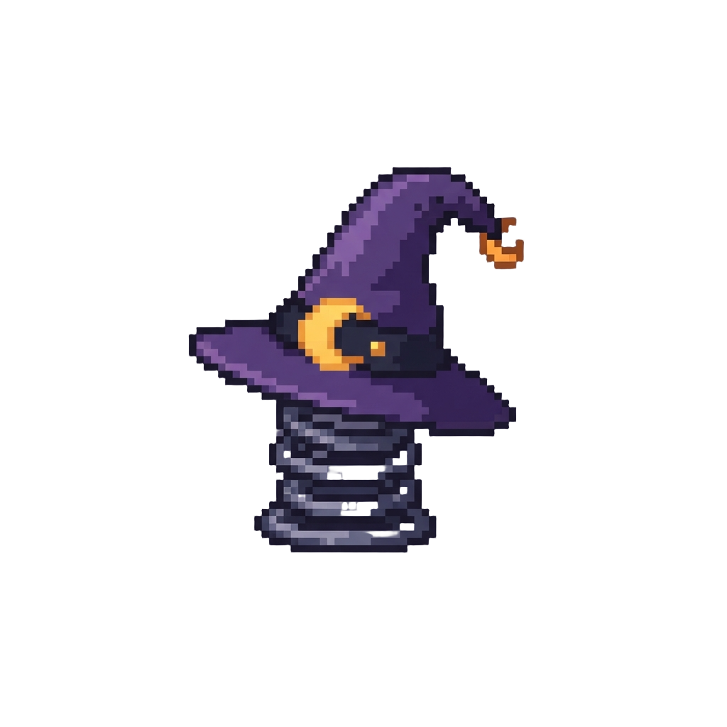 A Spooky Witch Hat Spring
