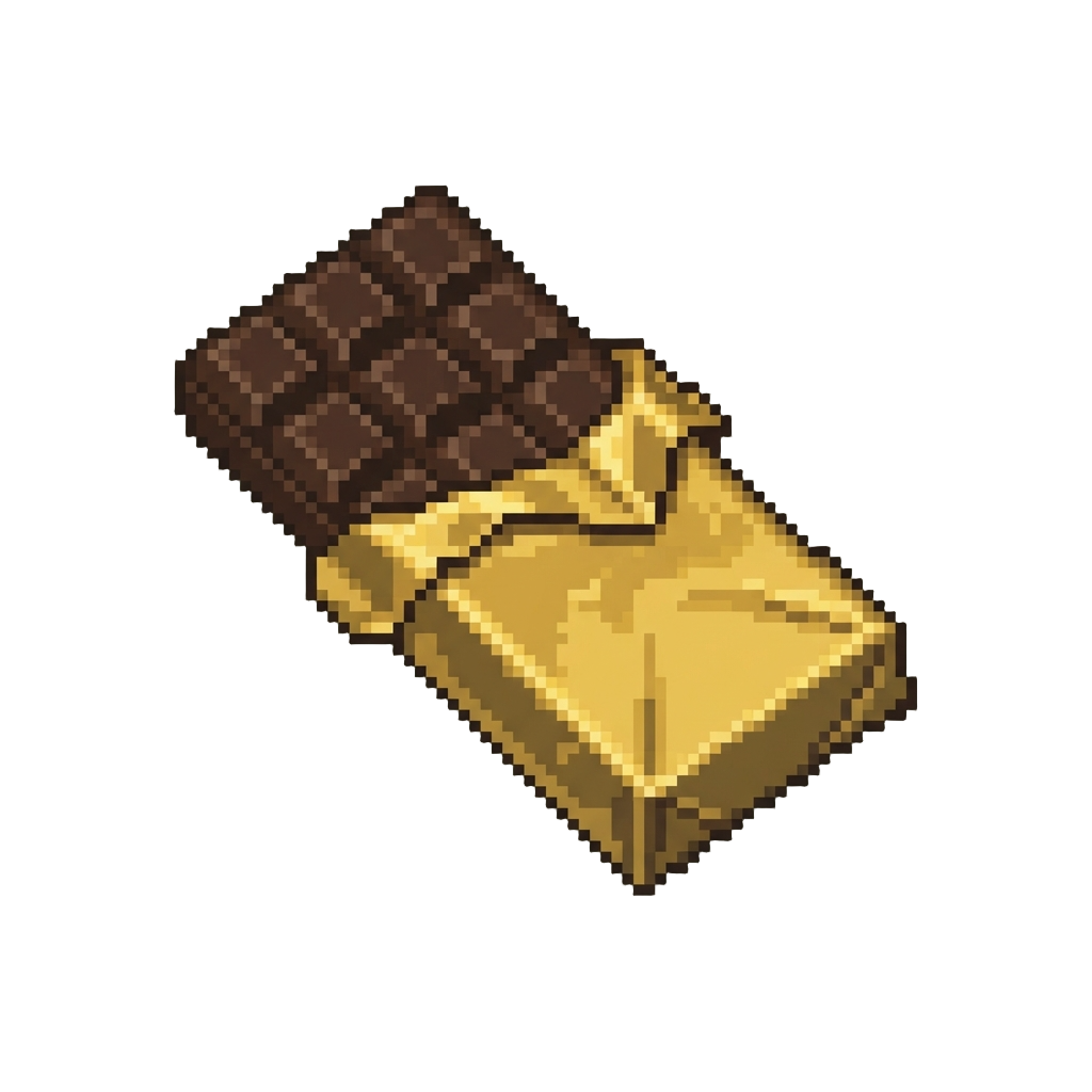 A King-sized Golden Chocolate Bar