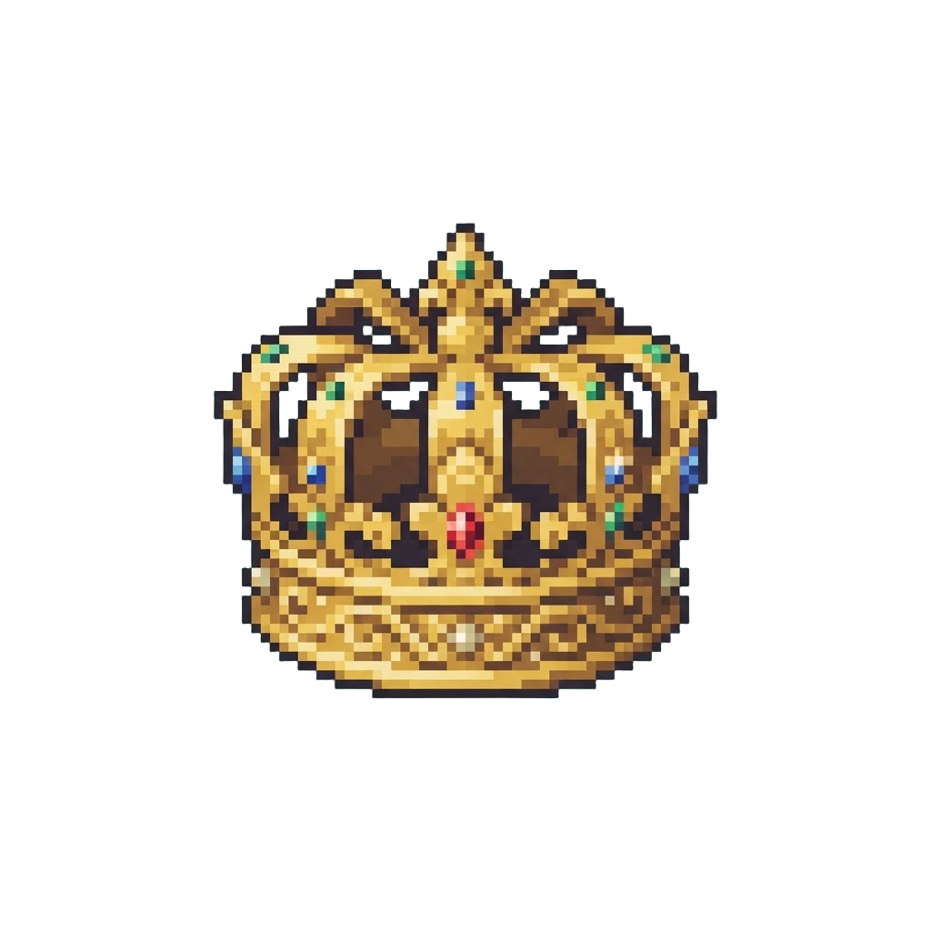 An Ornate Golden Royal Crown