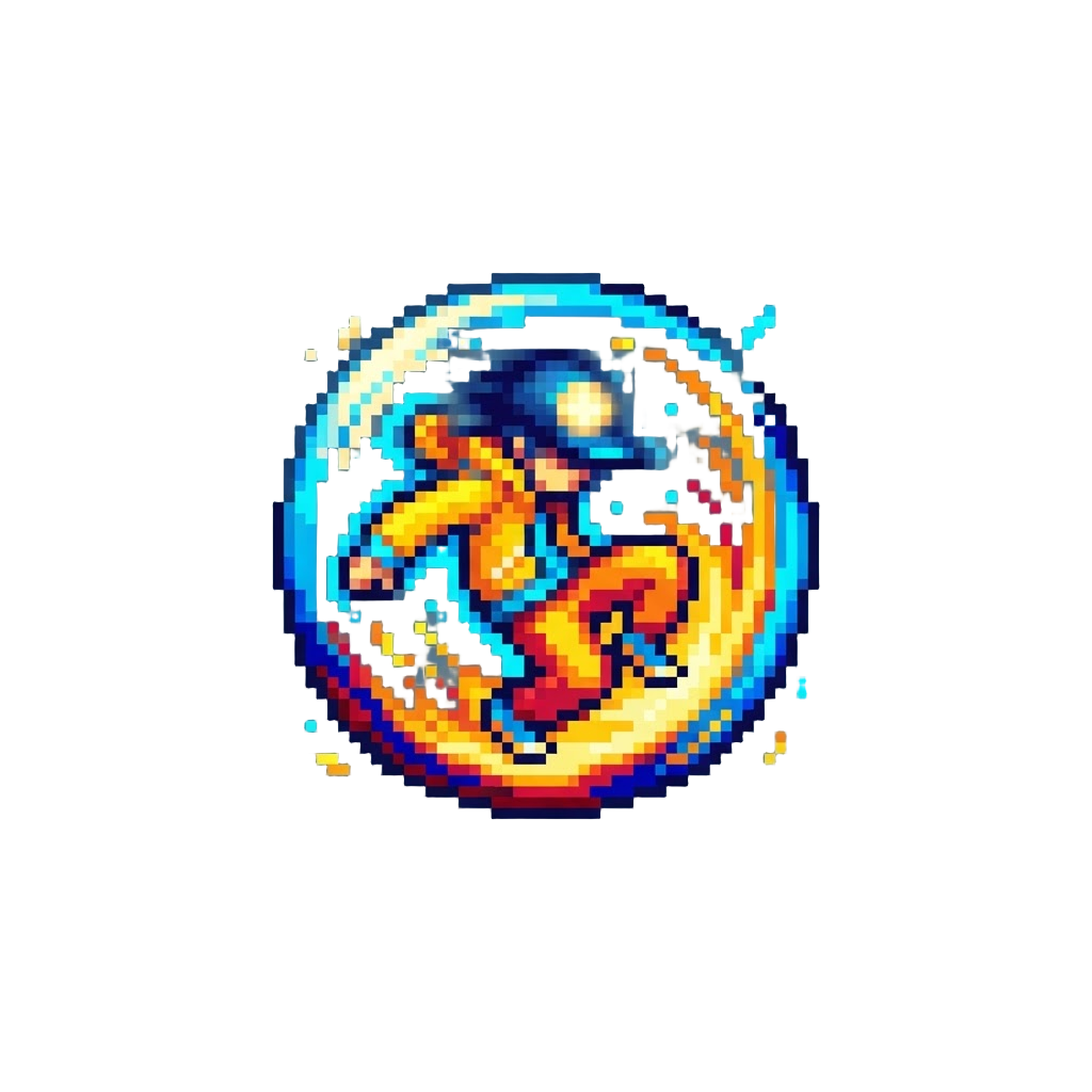 A Glowing Hyper-speed Breakdance Spin
