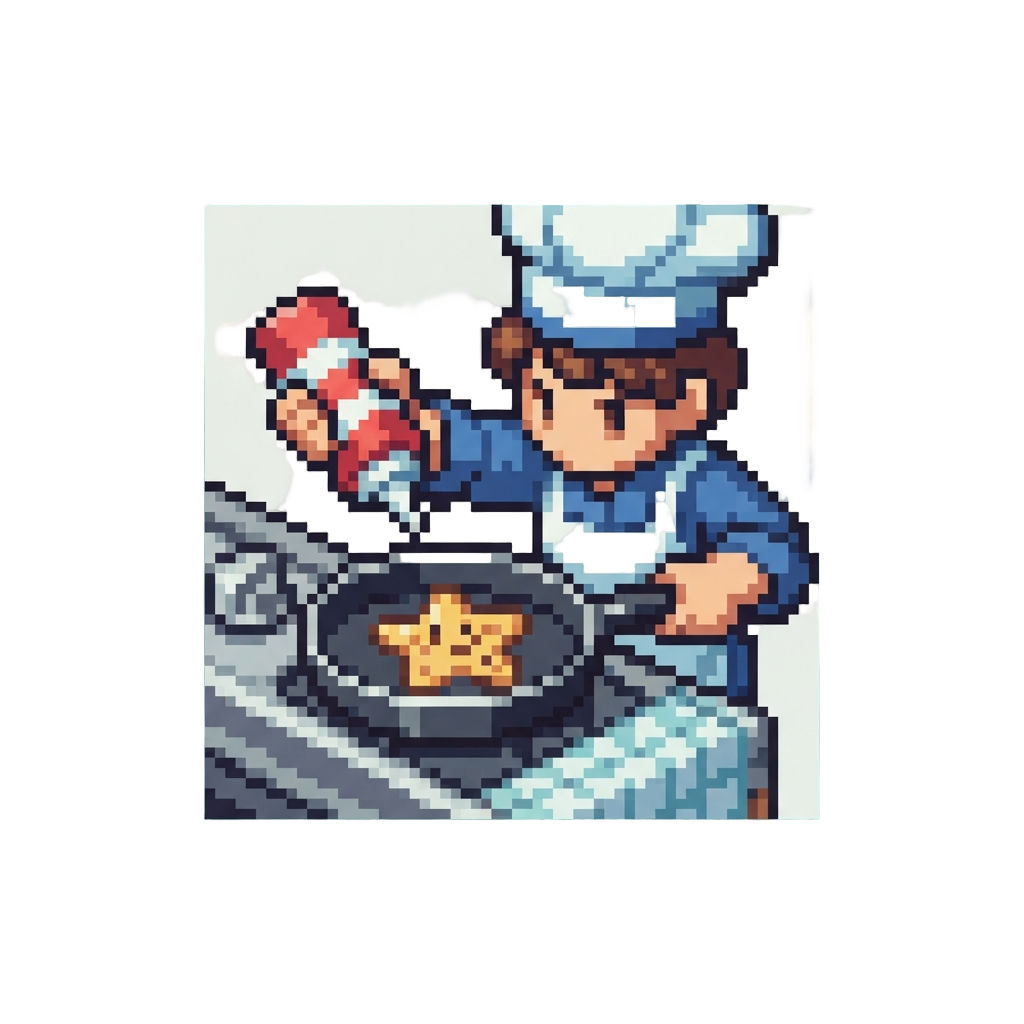 A Speedrun Video of a Chef Making Pancake Art