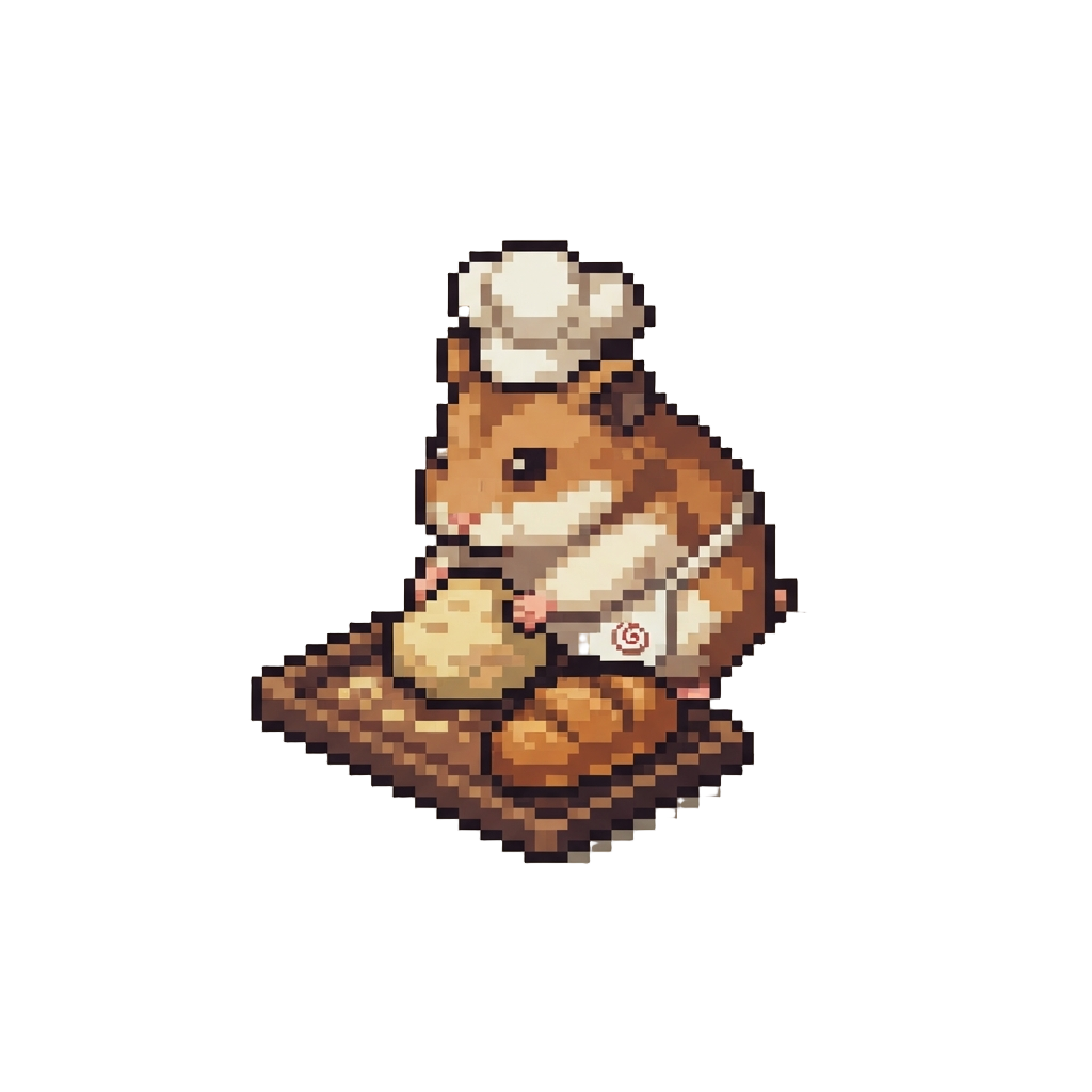 A Funny Viral Video of a Tiny Hamster Baking Bread