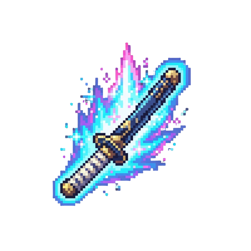 An Epic Anime Power-up Transformation Style with Sparkling Laser Aura