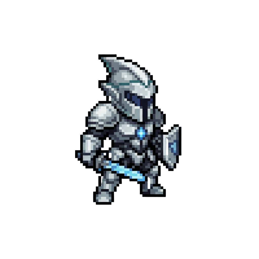Silver Galactic Knight