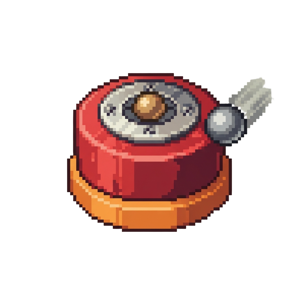 A Bouncy Rubber Pinball Bumper Deflecting @image1 Out of Bounds