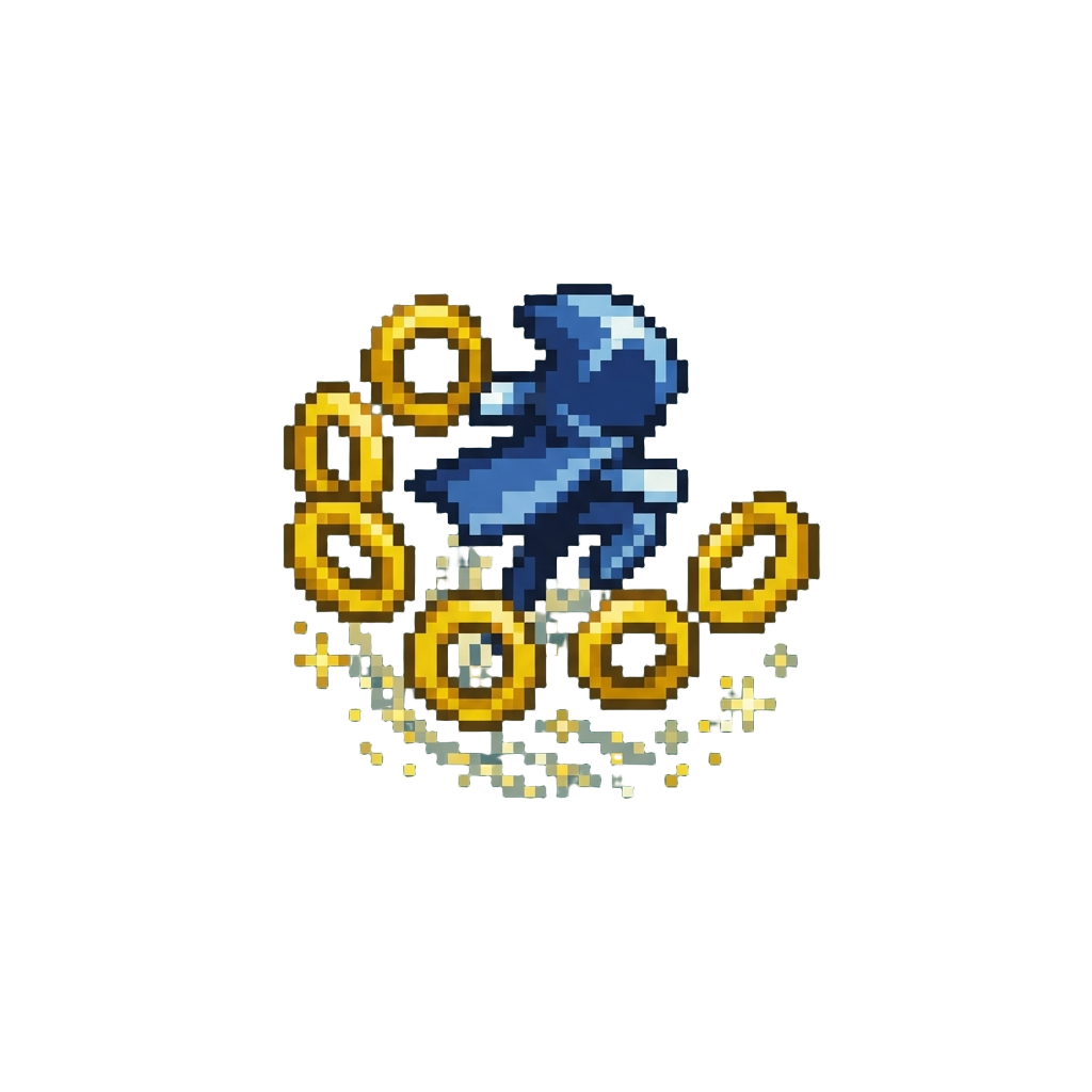 A Casual Air-spin, Collecting a Shower of Golden Rings
