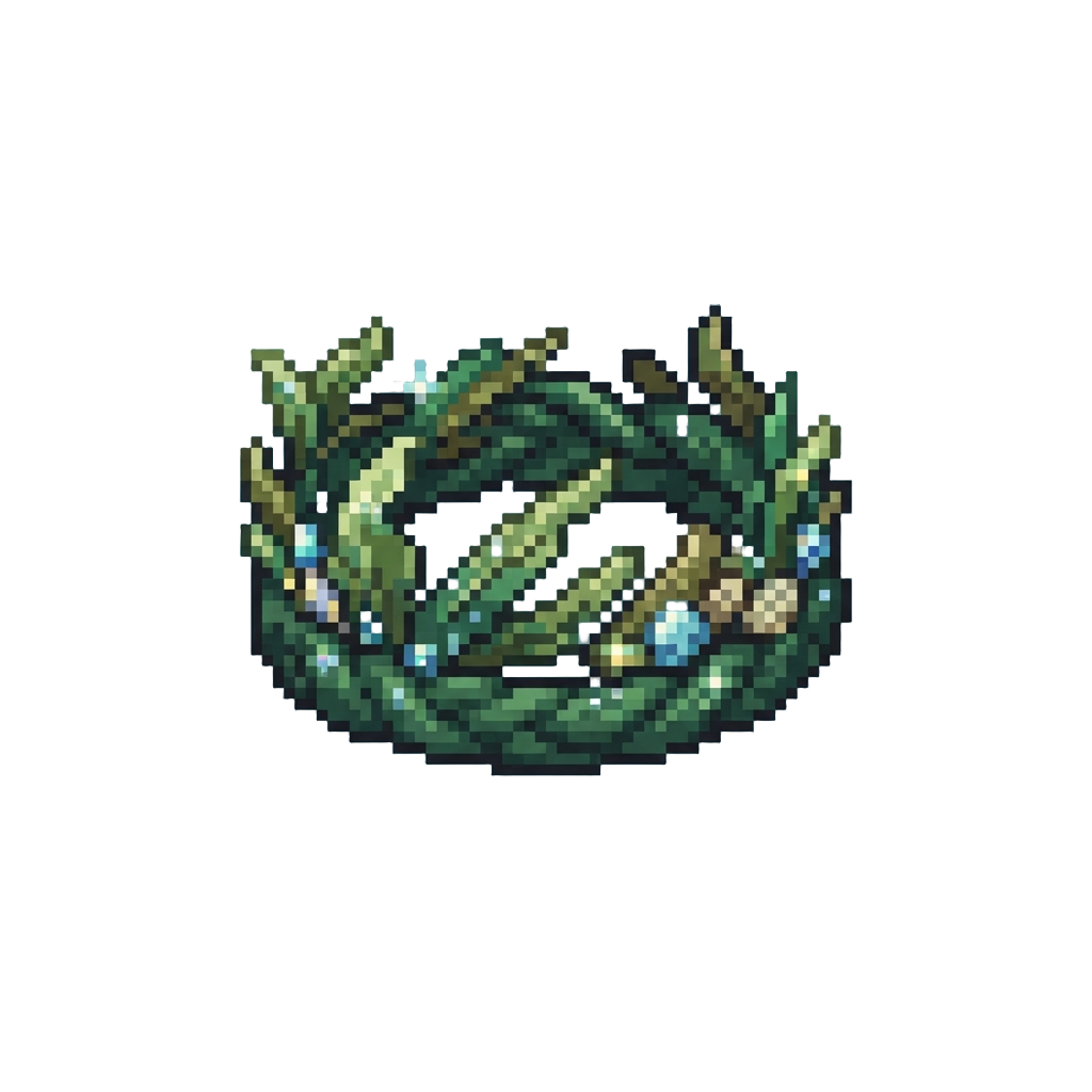 A Sparkling Seaweed Crown